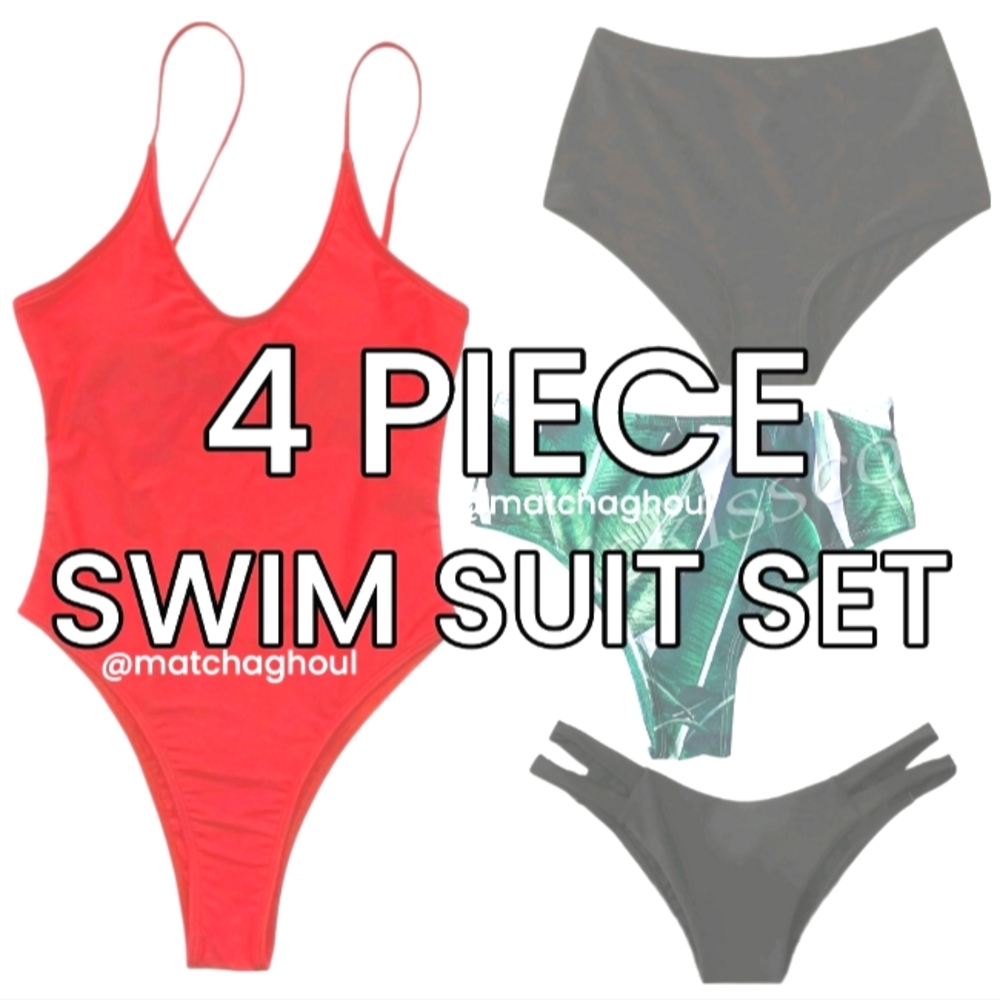 💙 4 Piece Swimsuit Set